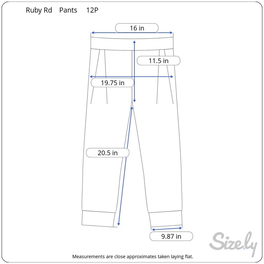 Ruby Rd Womens Linen Blend Capri Pants Size 12p P… - image 2